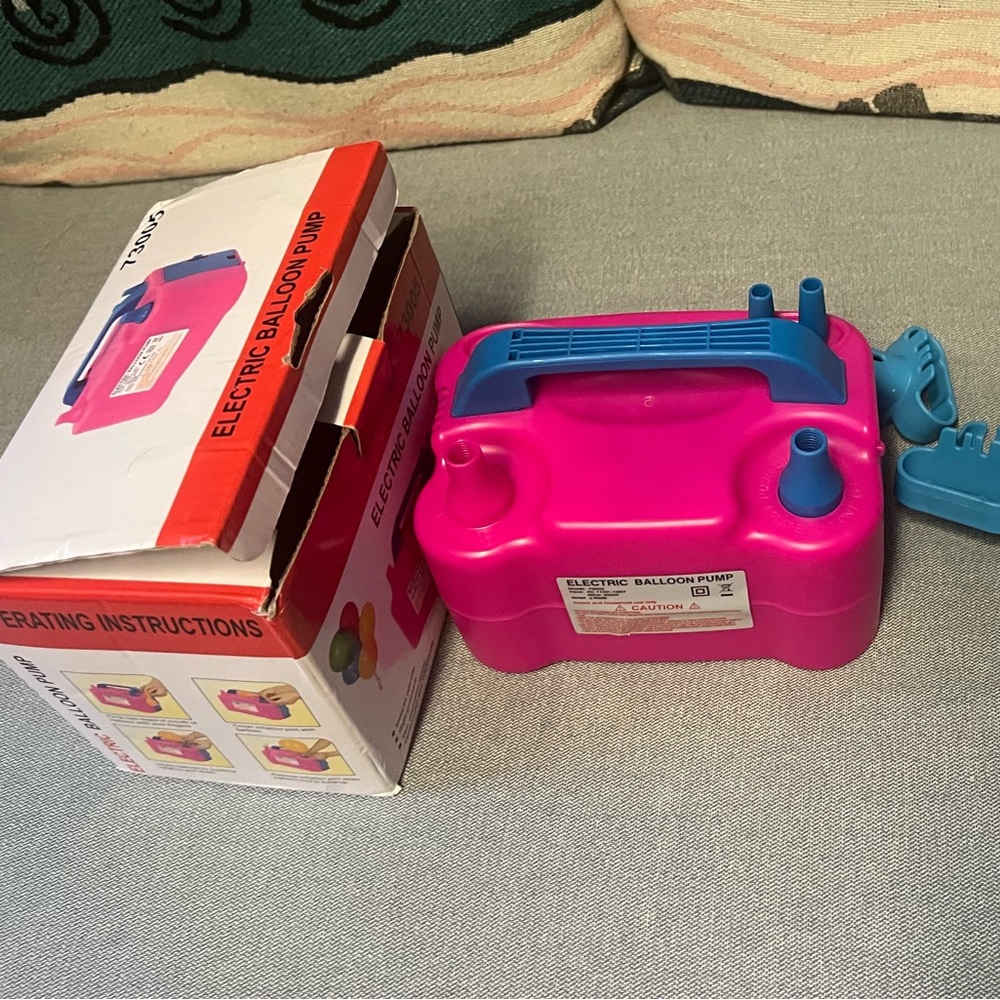 Electric Balloon Pump - Pink